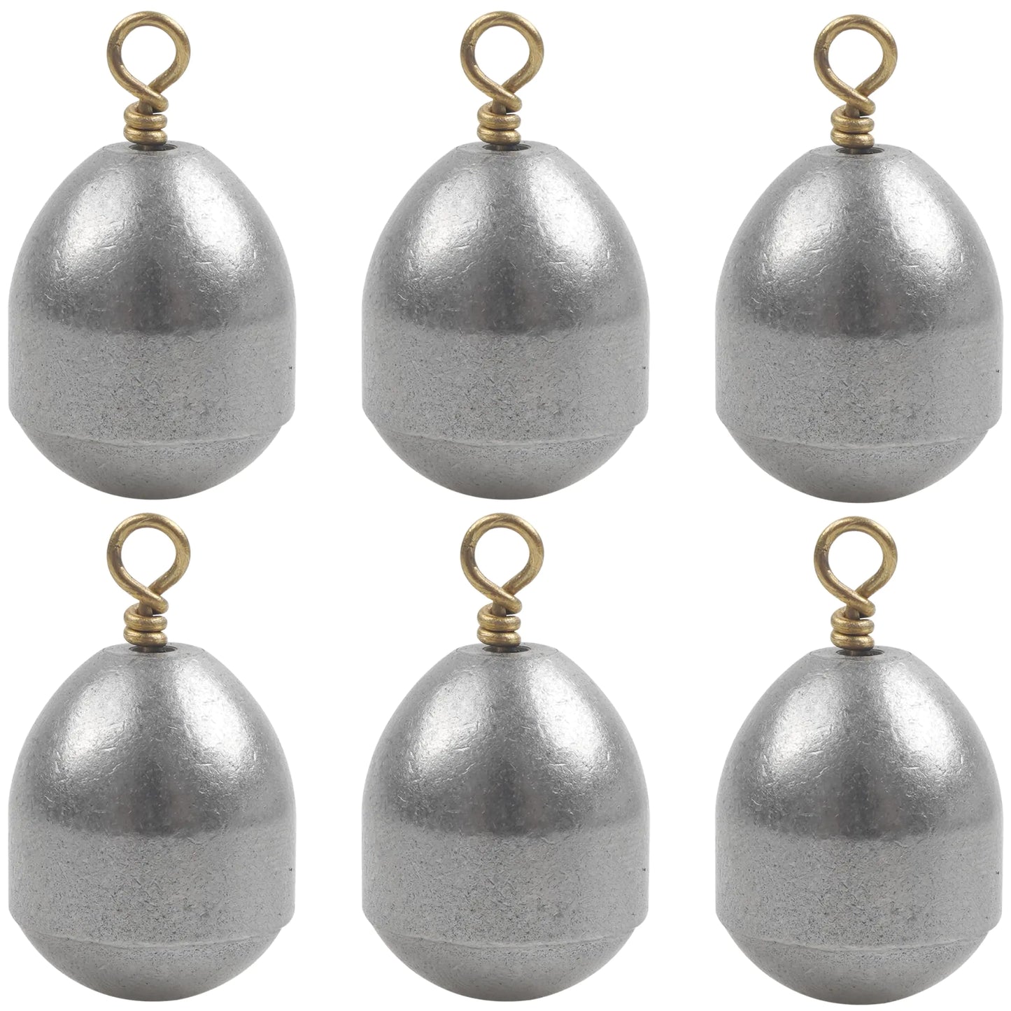 Tear Drop Bass Casting Weights - 15/25pcs Steel Sinker Set