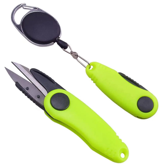Green Fishing Scissors & Wire Plier 2-in-1 with Keychain